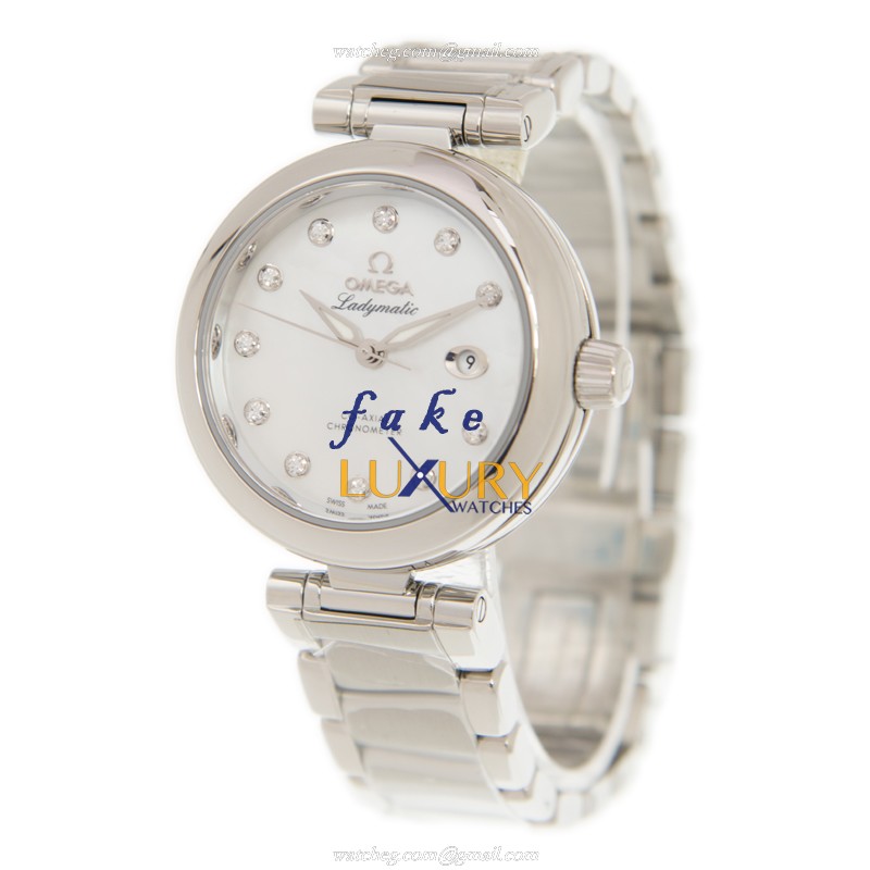 Omega 425.30.34.20.55.002 Automatic Stainless Steel White Dial Replica Watch - Image 2