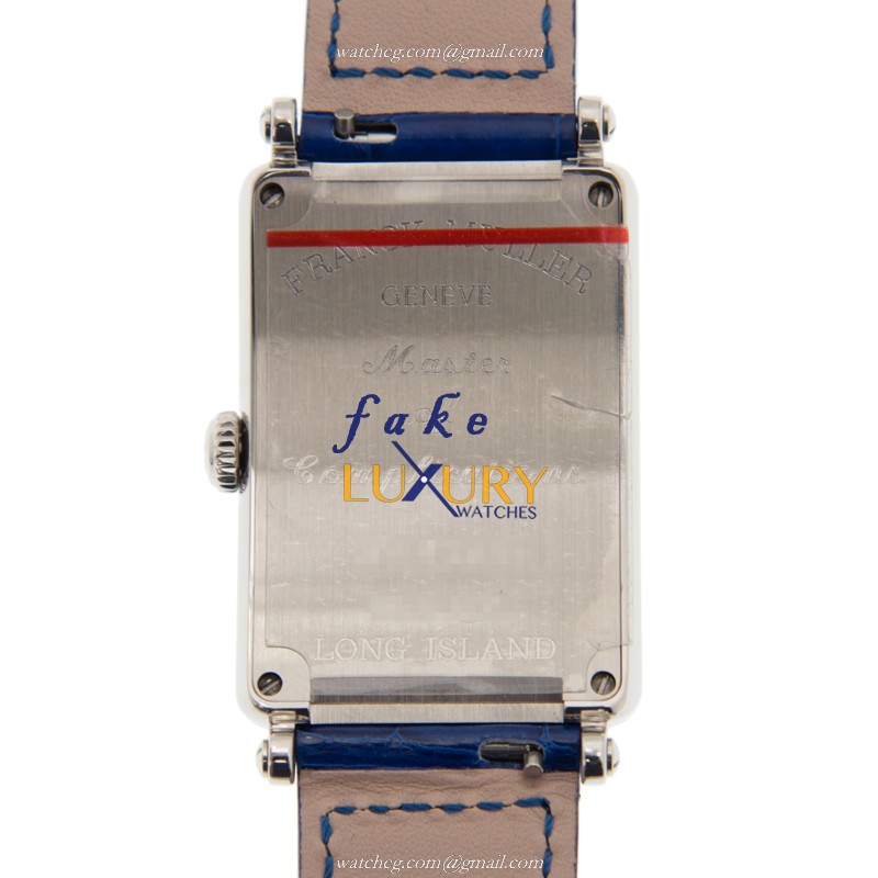 Franck Muller 952 QZ AC - BLUE - Replica Watch - Quartz - 26mm Steel Case - Blue Alligator Strap - Image 3