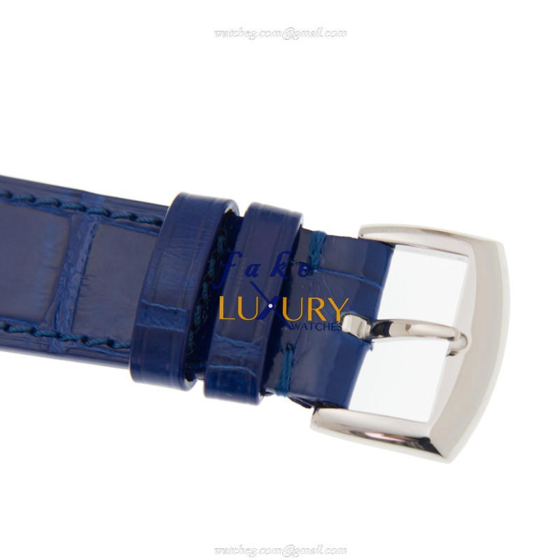 Franck Muller 952 QZ AC - BLUE - Replica Watch - Quartz - 26mm Steel Case - Blue Alligator Strap - Image 4