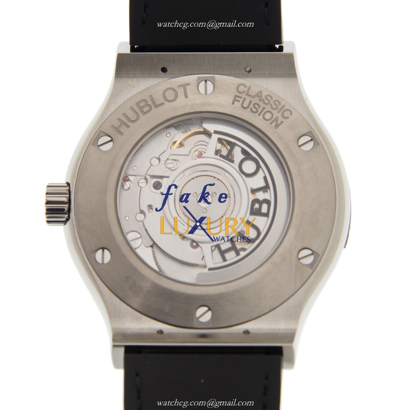 Hublot 542.NX.1171.LR Automatic Titanium Classic Fusion Replica Watch | 42mm Black Dial Alligator - Image 3