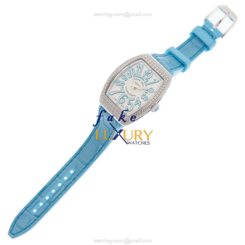 Franck Muller V29 SC AT FO D AC.BL Vanguard Automatic Stainless Steel & Diamonds Replica Watch - Image 2