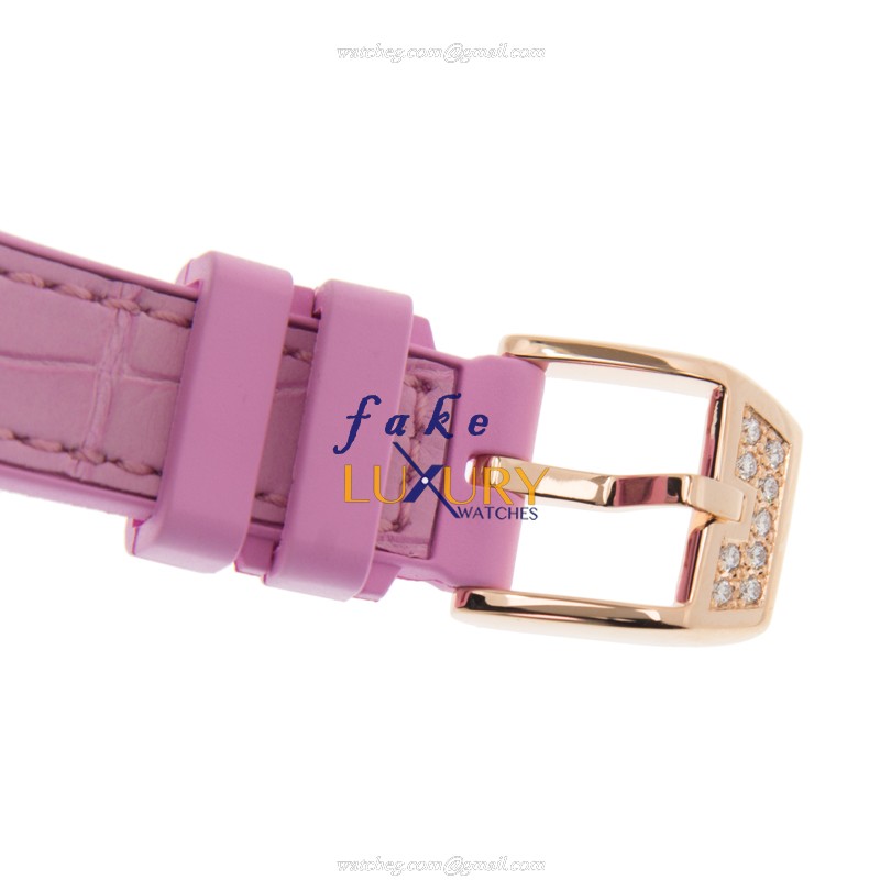Franck Muller V29 QZ D CD5N.RS - Replica Watch - Pink Alligator Strap - Quartz - 18kt Rose Gold Case - Image 4