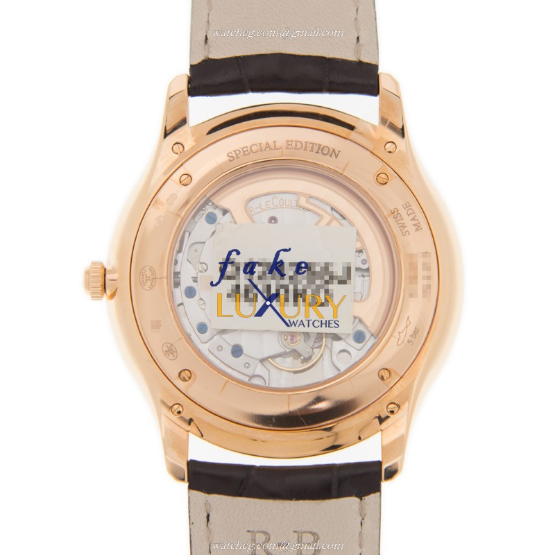 Jaeger-Lecoultre Q128255J Luxury Swiss Automatic 18kt Rose Gold Case Replica Watch, 40mm Gray Dial - Image 3