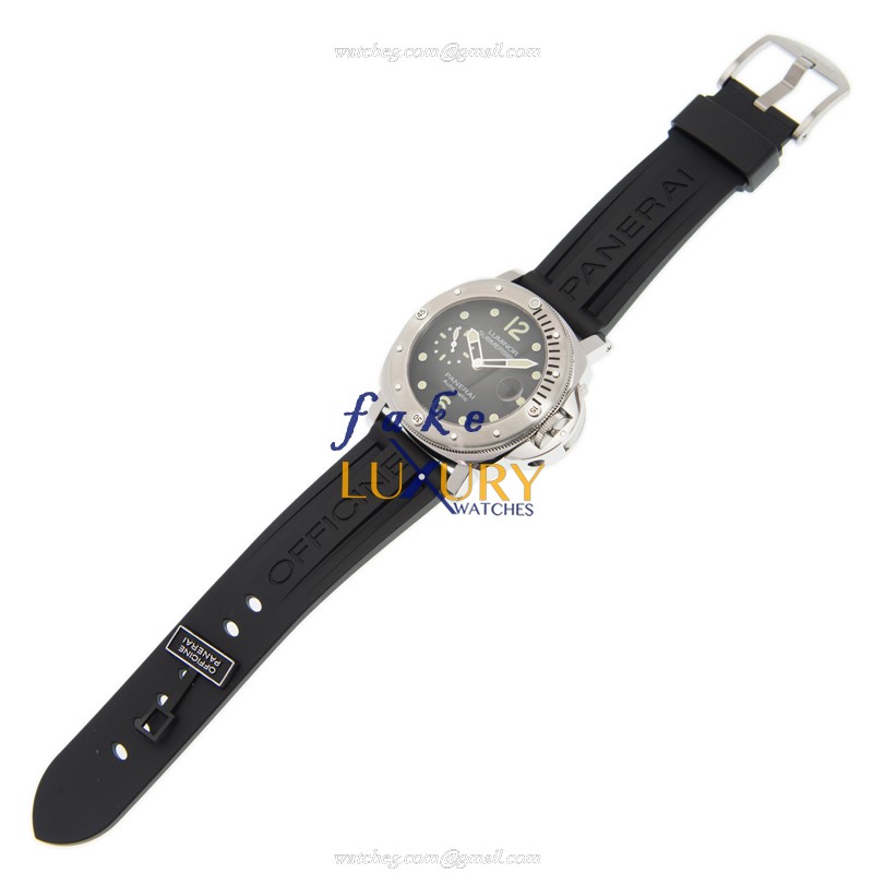 Panerai PAM01024 Luminor Replica Watch, Automatic Movement, Black Dial, Steel Case - Image 2