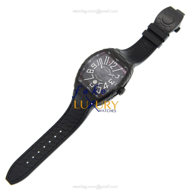 Franck Muller V 45 SC DT BLACK COBRA AC.NR.NR - Vanguard Automatic Titanium Case - Replica Watch - Image 2