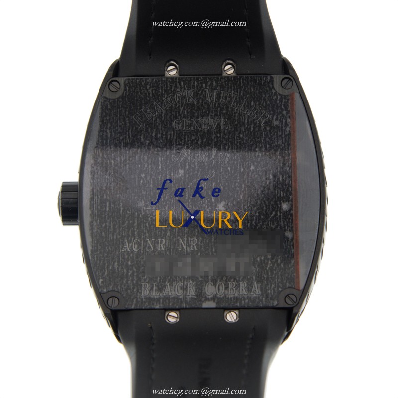 Franck Muller V 45 SC DT BLACK COBRA AC.NR.NR - Vanguard Automatic Titanium Case - Replica Watch - Image 3
