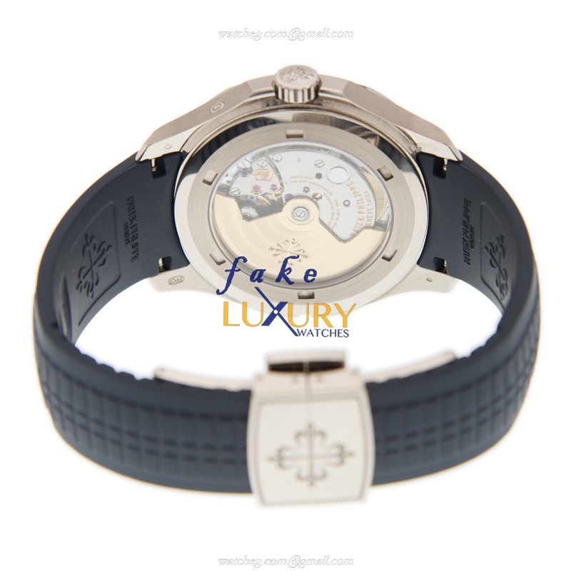 Patek Philippe 5650G-001 Aquanaut Automatic 18kt White Gold Blue Dial Replica Watch - Image 4