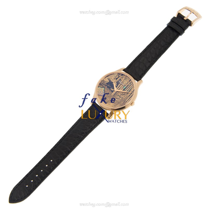 Chopard 161902-5048 L.U.C Automatic | 18kt Rose Gold | Case 39.5mm | Sapphire Crystal | Black - Image 2