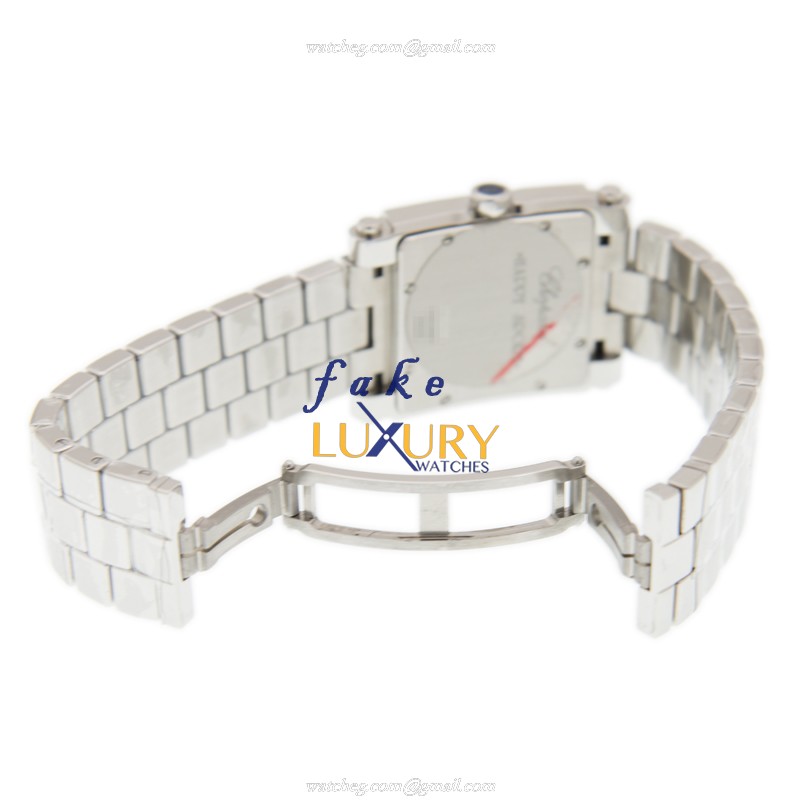 - 278496-3001 Chopard Happy Sport Quartz Stainless Steel Replica Watch - White Dial, Silver - Image 5