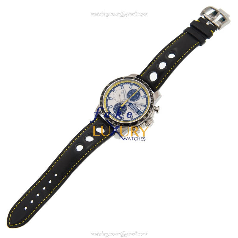 Chopard 168570-3001 MILLE MIGLIA GT XL Automatic Stainless Steel Replica Watch - White Dial, Black - Image 2