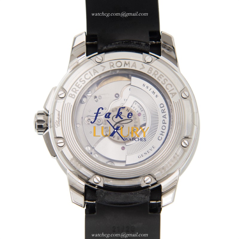 Chopard 168565-3001 MILLE MIGLIA GT XL Automatic Stainless Steel Black Dial Rubber Strap Replica - Image 3