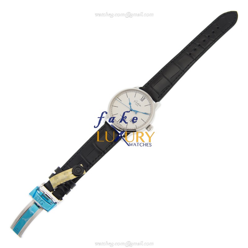 Glashutte 1-36-03-01-02-30 Senator Panorama Date - Replica Watch - Automatic - White Dial - Steel - Image 2
