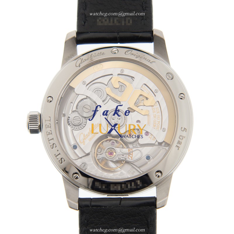 Glashutte 1-36-03-01-02-30 Senator Panorama Date - Replica Watch - Automatic - White Dial - Steel - Image 3