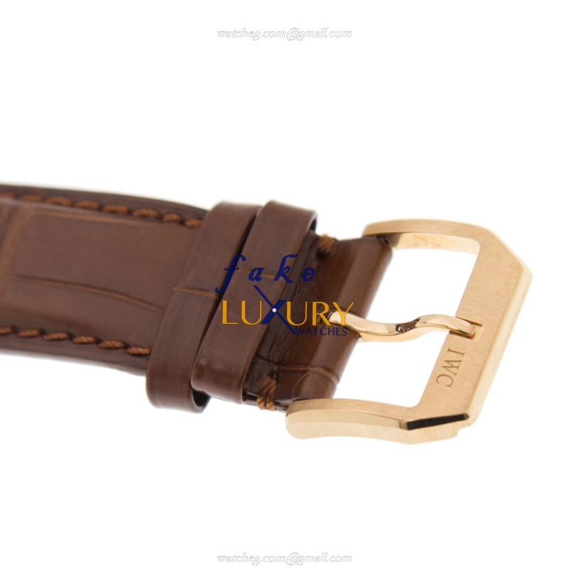 IWC IW371478 Portuguese Replica Watch, Automatic, Rose Gold & Diamonds Case, Silver Dial - Image 4
