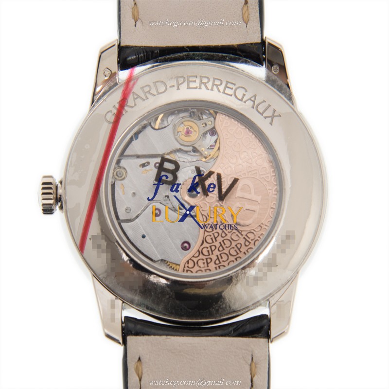 Girard Perregaux 49528-53-771-CK6A Replica Watch, 1966 Automatic, 18kt White Gold Case, White Dial - Image 3