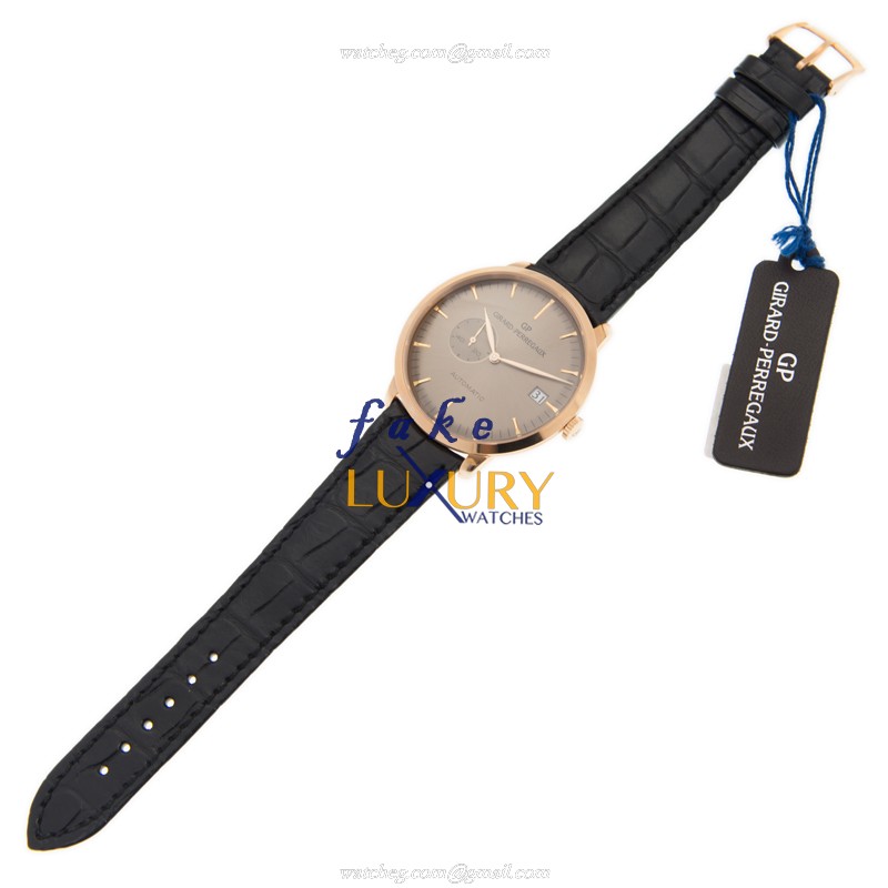 Girard Perregaux 1966 49543-52-B31-BK6A - Replica Watch - Automatic - 18kt Rose Gold - Brown Dial - Image 2