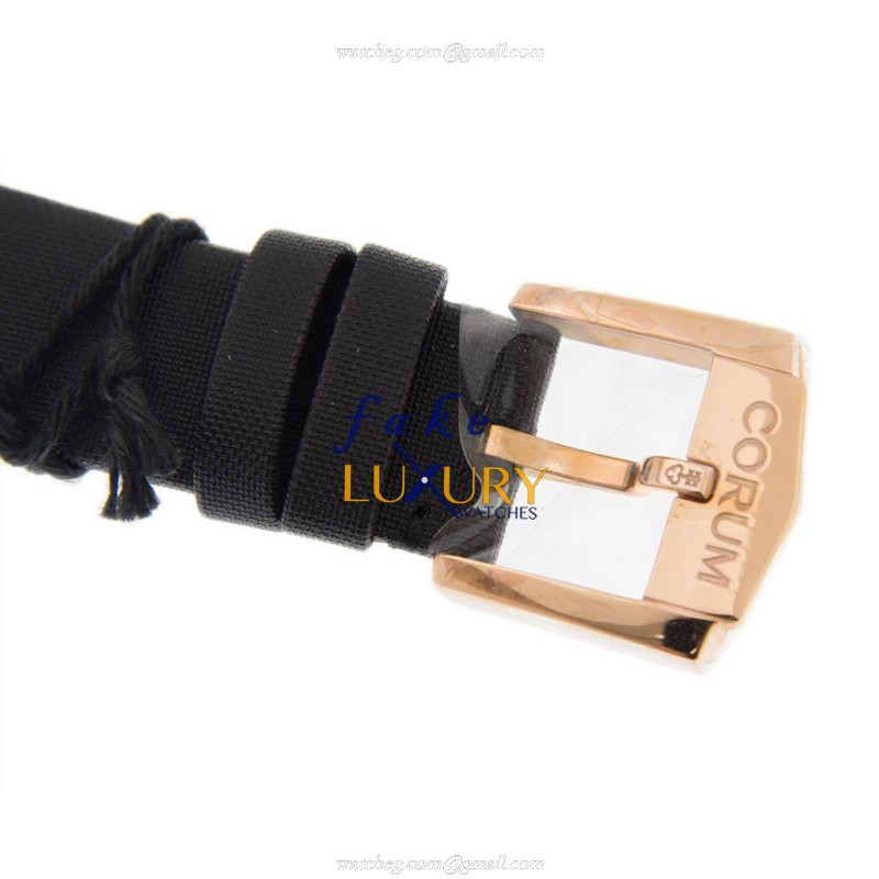 Corum Admirals Cup 082.101.85/0041 PN10 Automatic 18kt Rose Gold & Diamonds Black Dial Replica Watch - Image 4