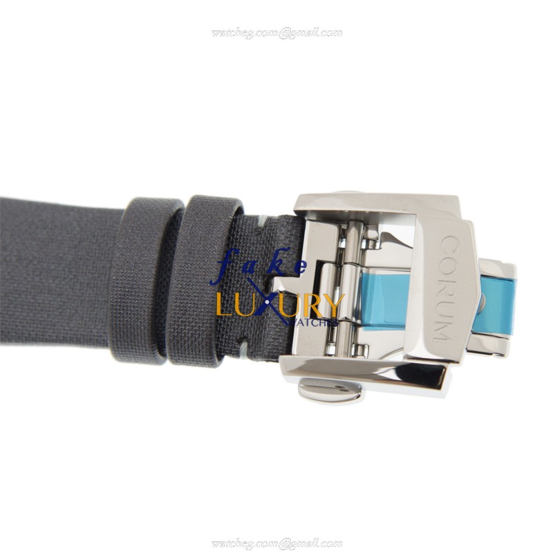 Corum 384.101.47/F149 AN01 Admirals Cup Automatic Gray Dial Satin Strap Replica Watch - Image 4