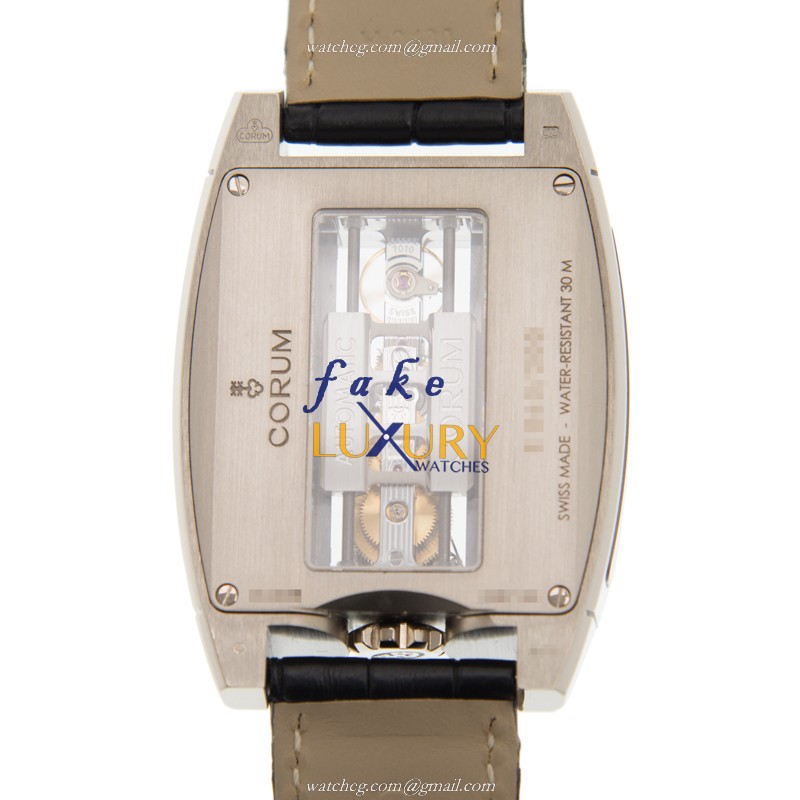 Corum 313.150.59/0001 FK01 Bridge Replica Watch, Dark Grey Dial, 18kt White Gold Case, Automatic - Image 3