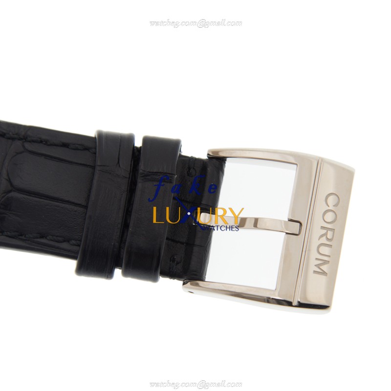 Corum 313.150.59/0001 FK01 Bridge Replica Watch, Dark Grey Dial, 18kt White Gold Case, Automatic - Image 4