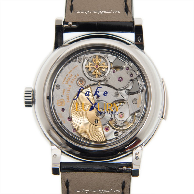 5078P-001 - Patek Philippe Grand Complications Replica Watch - Platinum 38mm White Dial - Image 3
