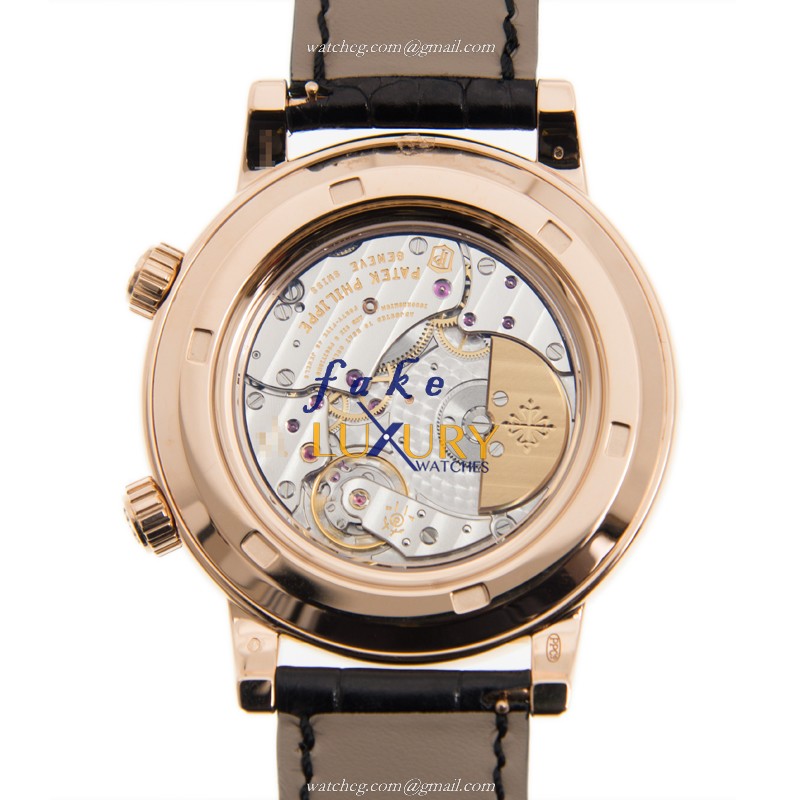 Patek Philippe 6102R-001 Grand Complications Replica Watch With Automatic Movement, Black Dial - Image 3
