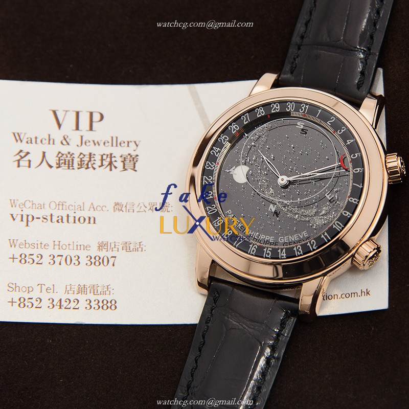 Patek Philippe 6102R-001 Grand Complications Replica Watch With Automatic Movement, Black Dial - Image 5
