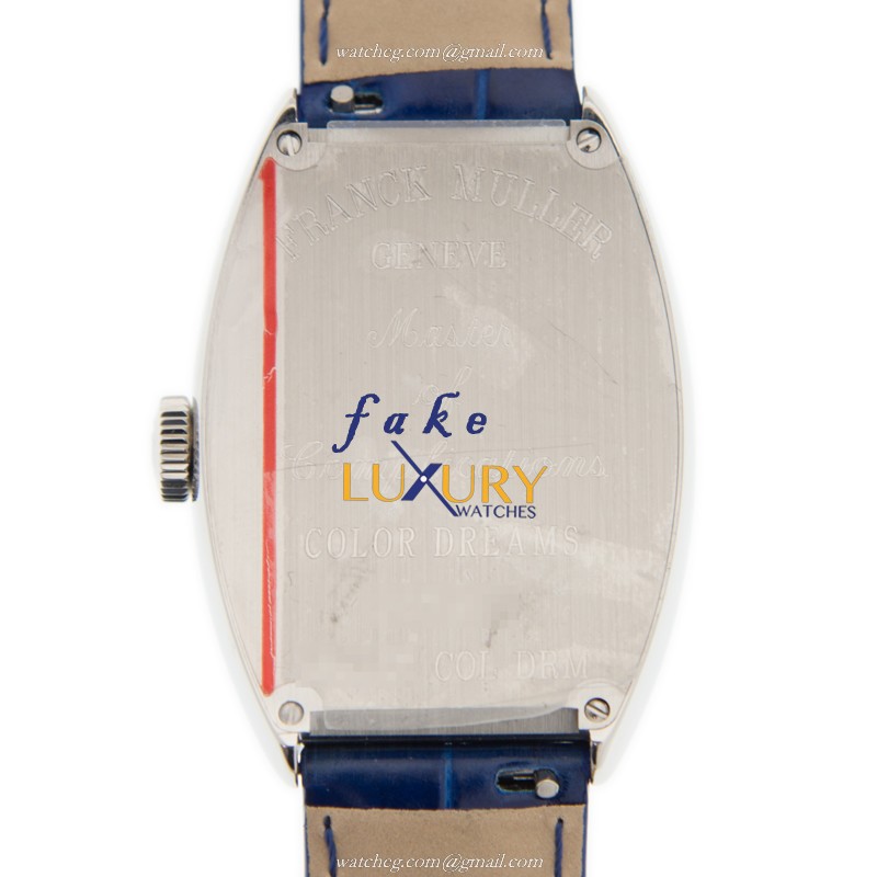 Franck Muller 5851 SC COL DRM AC | Blue Alligator Strap | Automatic | Steel | Replica Watch - Image 3