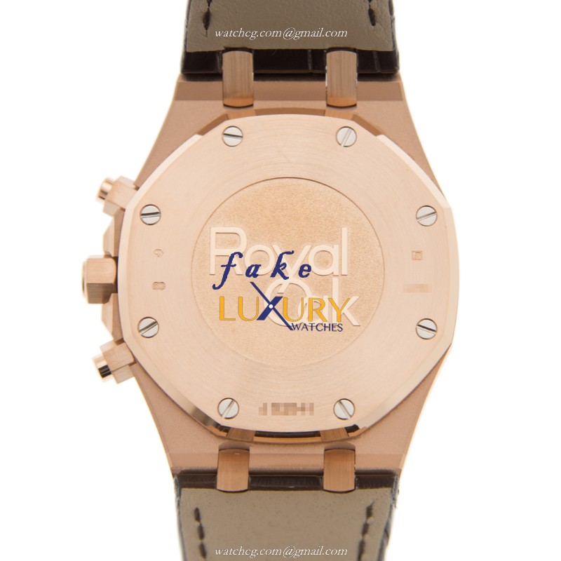 Audemars Piguet Royal Oak 26331OR.OO.D821CR.01 Replica Watch, Rose Gold Case, Dark Brown Dial - Image 3