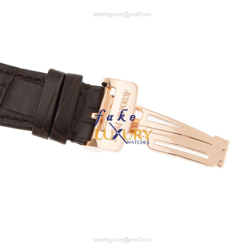 Audemars Piguet Royal Oak 26331OR.OO.D821CR.01 Replica Watch, Rose Gold Case, Dark Brown Dial - Image 4