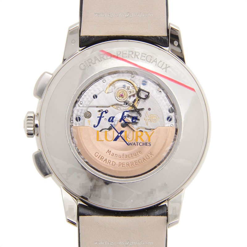 Girard Perregaux 49539-53-151-BK6A Replica 1966 Automatic Watch 40mm White Dial 18kt White Gold Case - Image 3