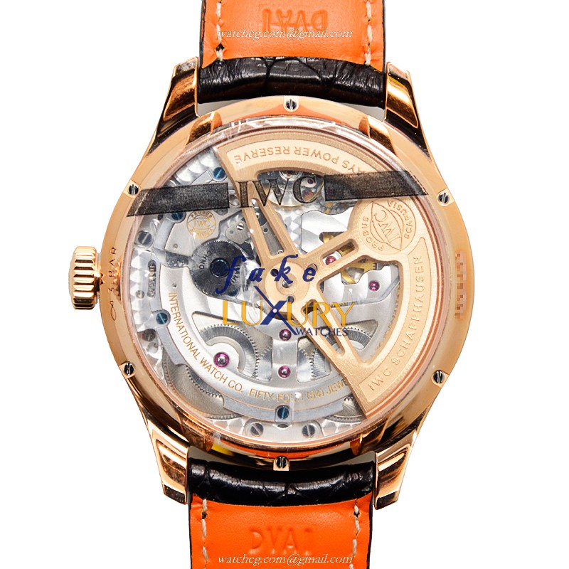 IWC IW503404 Portuguese Replica Watch, Automatic, Dark Grey Dial, 18kt Rose Gold Case - Image 3