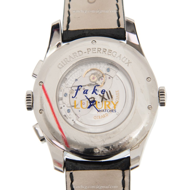 Girard Perregaux 49805-11-255-BA6A Replica Watch, Silver Dial, Automatic Movement, Steel Case - Image 3