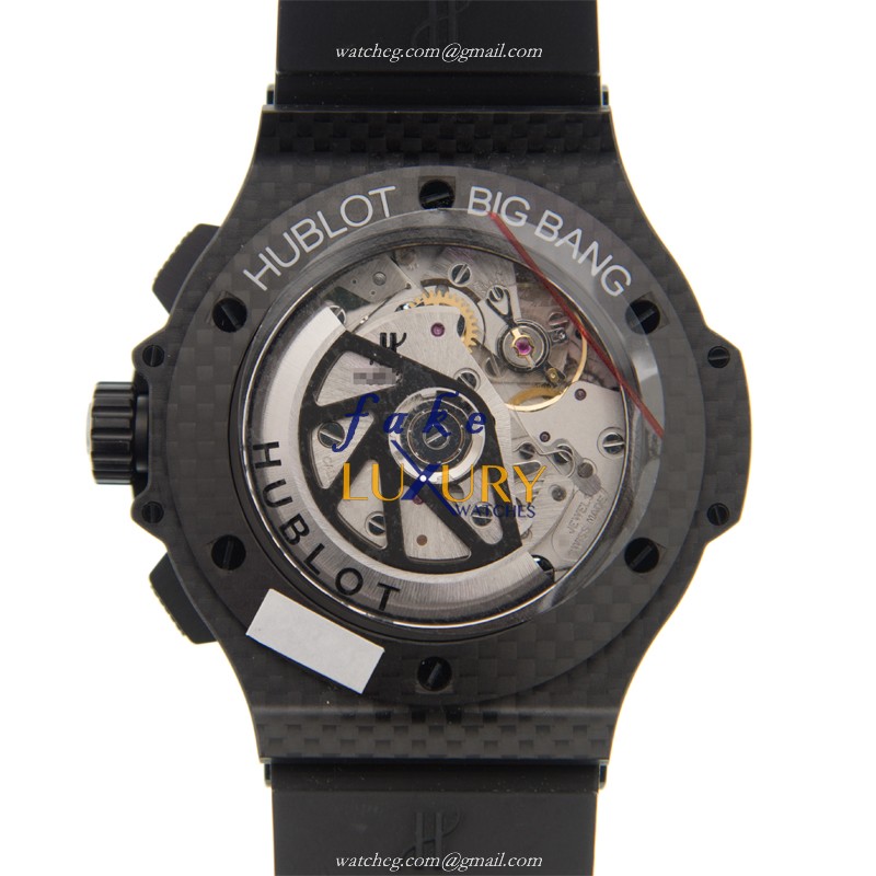 Hublot Big Bang 311.QX.1124.RX Replica Watch With Carbon Fiber Case, Black Dial, Rubber Strap - Image 3