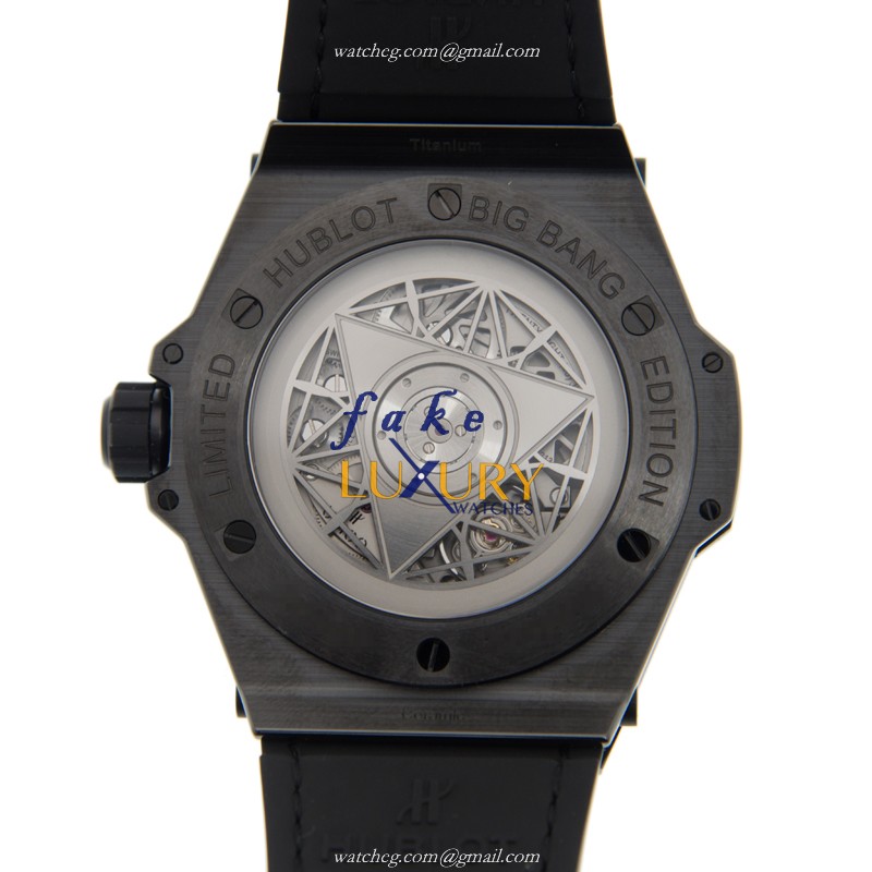 Hublot 415.CX.1114.VR.MXM17 - Replica Watch - Automatic - Ceramic Case - Black Dial & Rubber Strap - Image 3