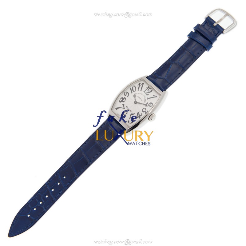 Franck Muller 2852BQZAC CURVEX Quartz Steel Replica Watch | 2852BQZAC | Automatic | Silver Dial - Image 2