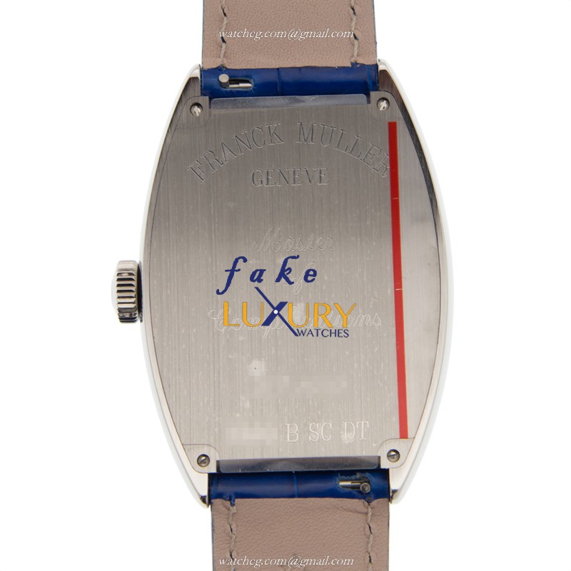 Franck Muller 8880 B SC DT AC - BLUE Replica Watch With Automatic Movement, Blue Dial, Steel Case - Image 3