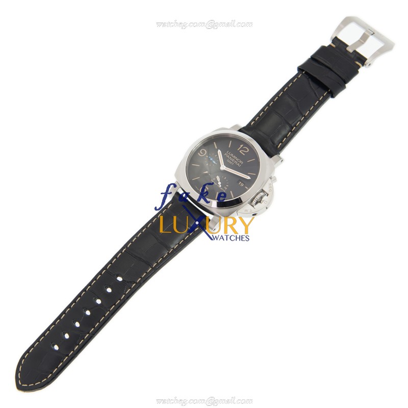 Panerai PAM01321 LUMINOR Automatic Stainless Steel Replica Watch - Swiss Movement, Black Dial - Image 2