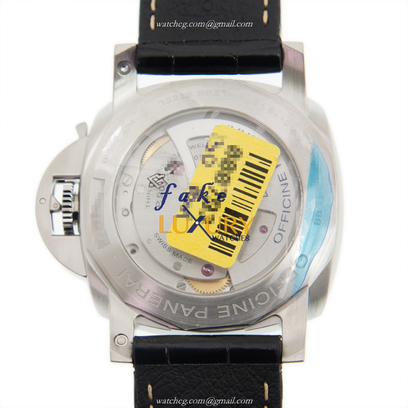 Panerai PAM01321 LUMINOR Automatic Stainless Steel Replica Watch - Swiss Movement, Black Dial - Image 3
