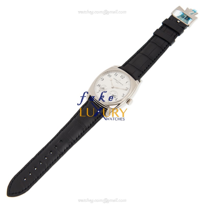 Vacheron Constantin 7810S/000G-B142 Harmony Replica Watch, Automatic, Silver Dial, 18kt White Gold - Image 2
