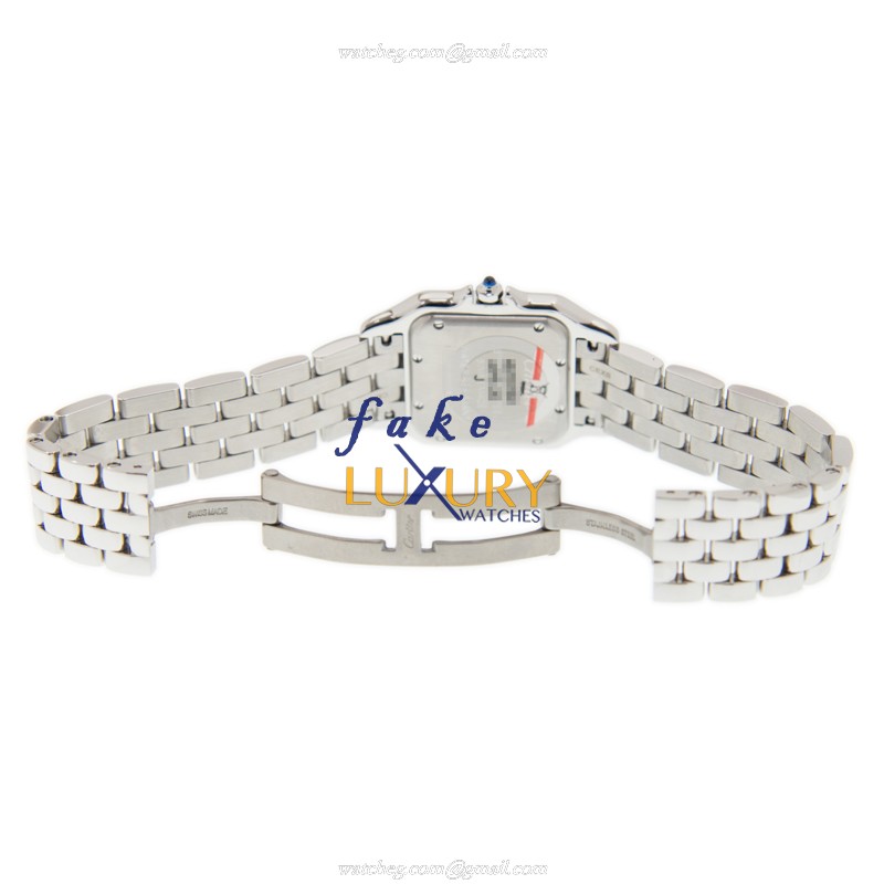 Cartier WSPN0007 PANTHeRE DE CARTIER Quartz Steel 27mm Case Silver Dial Replica Watch - Image 5
