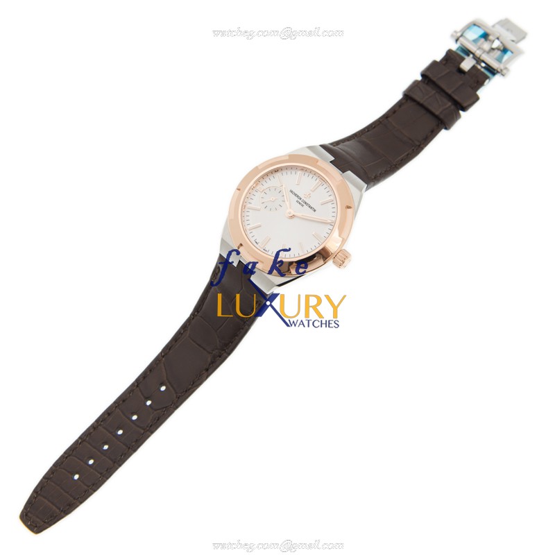 Vacheron Constantin 2300V/000M-B400 Overseas Replica Watch, Automatic, White Dial, Steel Case - Image 2