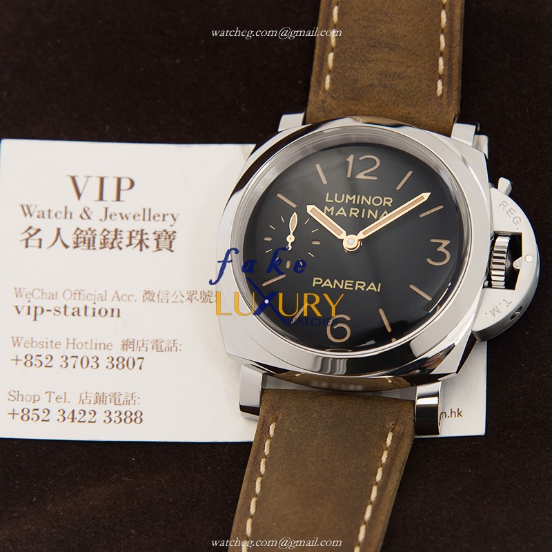 Panerai PAM00422 LUMINOR Manual Wind 47mm Stainless Steel Case Sapphire Crystal Replica Watch - Image 5