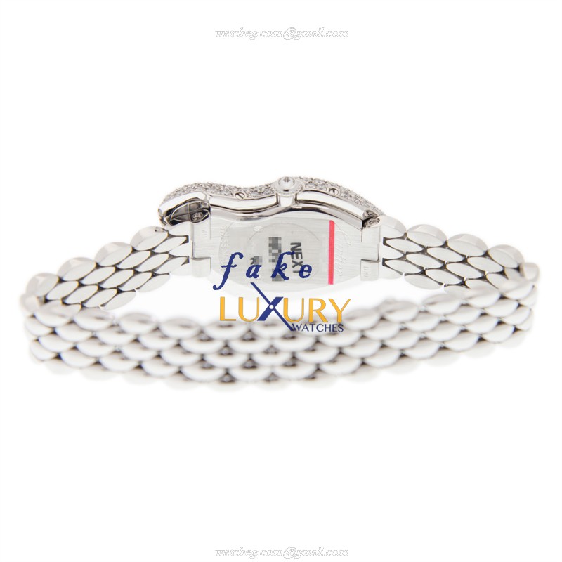 Cartier WL420051 CRASH Replica Watch, Manual Wind, Silver Dial, 18kt White Gold & Diamond Case - Image 4