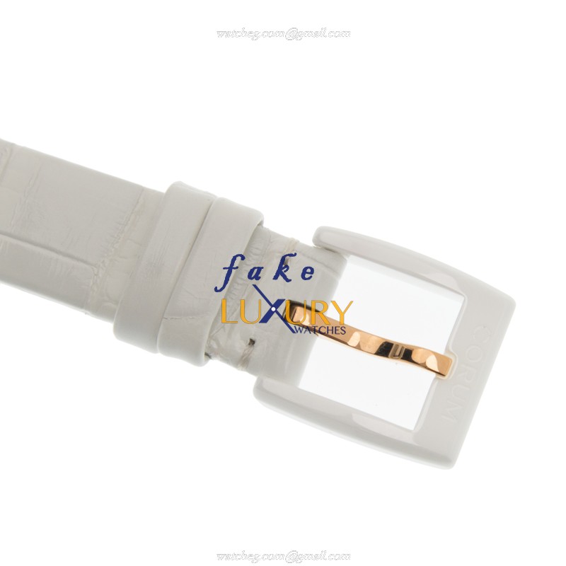 Corum 113.109.15/0009 0000 Bridge Replica Watch, Automatic Movement, Ceramic Case, White Alligator - Image 4