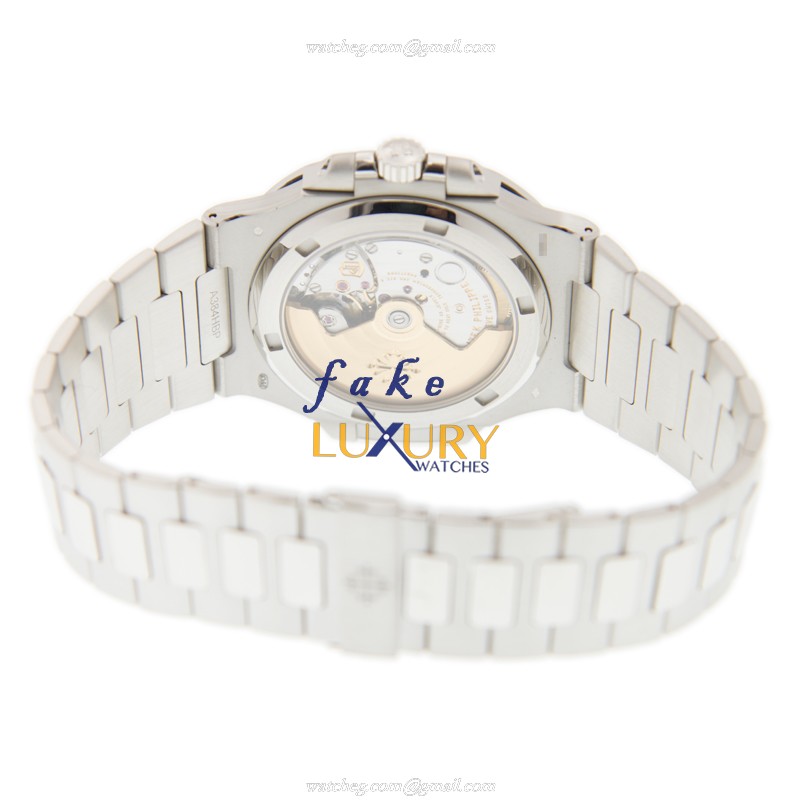 Patek Philippe 5711/1P-001 Nautilus Replica Watch, Automatic, Blue Dial, Platinum Case, 40mm - Image 3