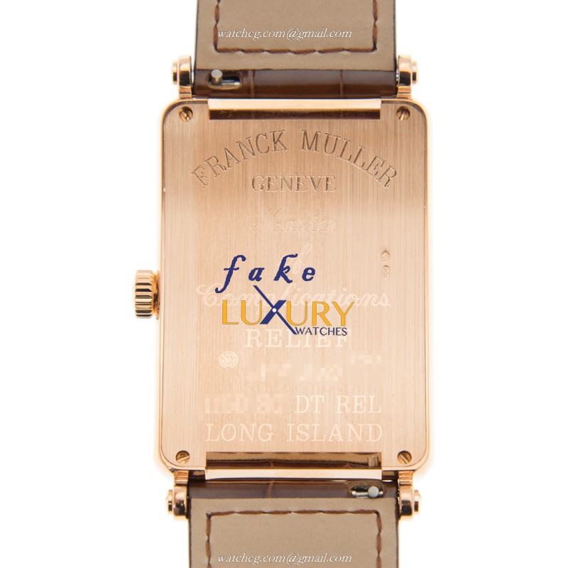 Franck Muller 1150SCDTREL5N LONG ISLAND Auto 18kt Rose Gold Replica Watch - Image 3