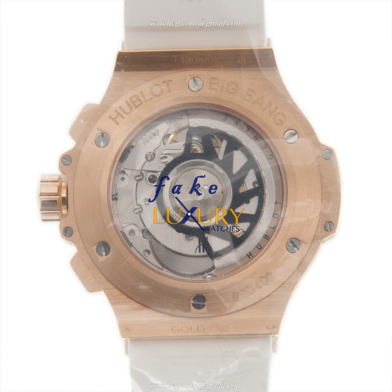 Hublot 341.PE.9010.RW.0904 Big Bang Rose Gold Diamond Auto Movt Silver Dial Watch Clone - Image 3