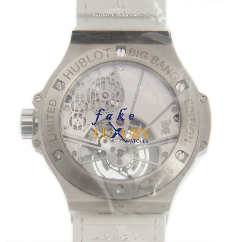 Hublot 345.SE.2010.LR.1704 Luxury Big Bang Manual Wind Stainless Steel Diamond Dial Alligator Strap - Image 3