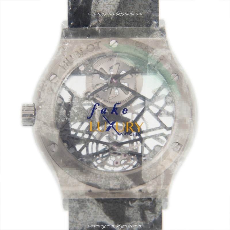 -505.NX.0170.LR.1904 - Hublot Classic Fusion Manual Wind Titanium Replica Watch - Gray Dial - Image 3